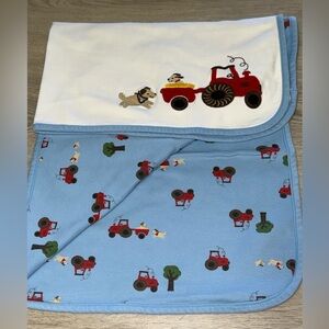 Gymboree Baby Blanket - Puppies on Tractor